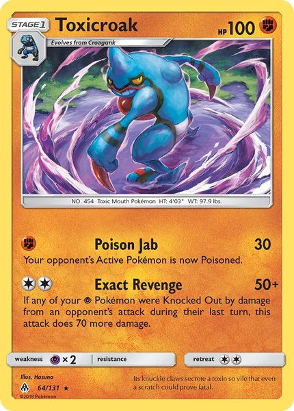 Toxicroak card image