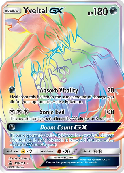 Yveltal GX card image