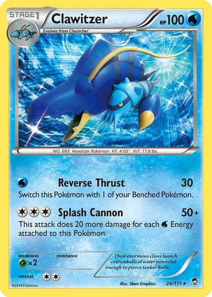 Clawitzer card image