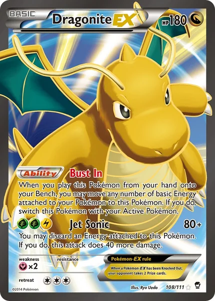 Dragonite EX card image
