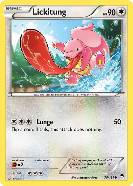 Lickitung card image