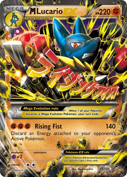 M Lucario EX card image