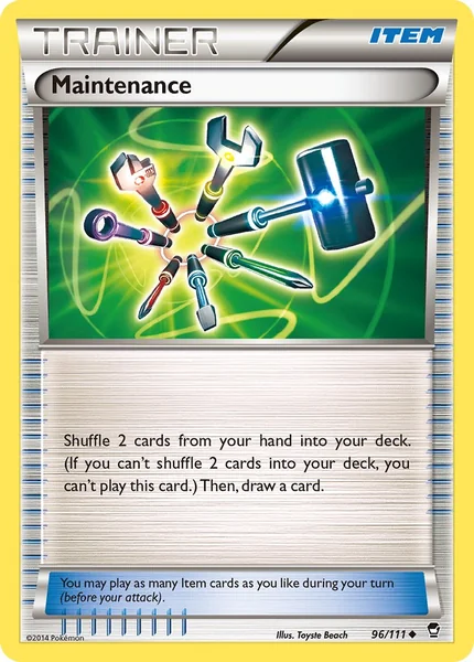 Maintenance card image