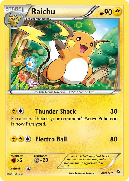 Raichu card image