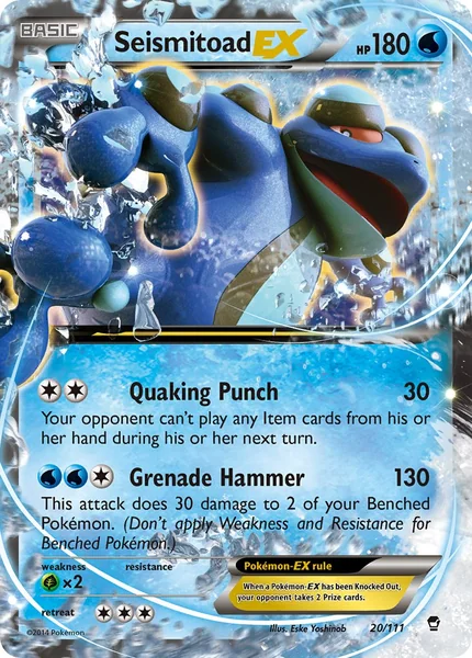 Seismitoad EX card image