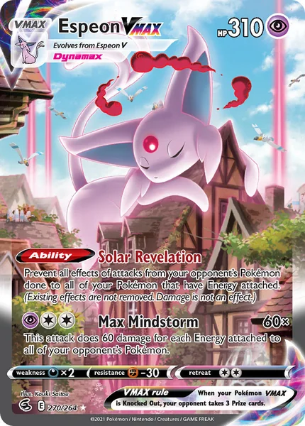 Espeon VMAX card image