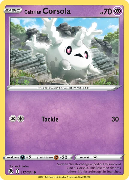 Galarian Corsola card image