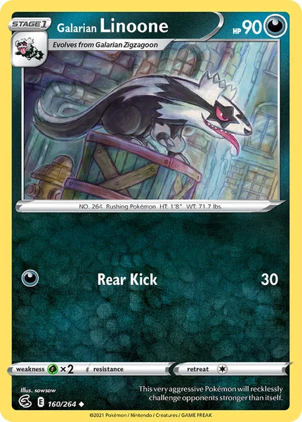 Galarian Linoone card image
