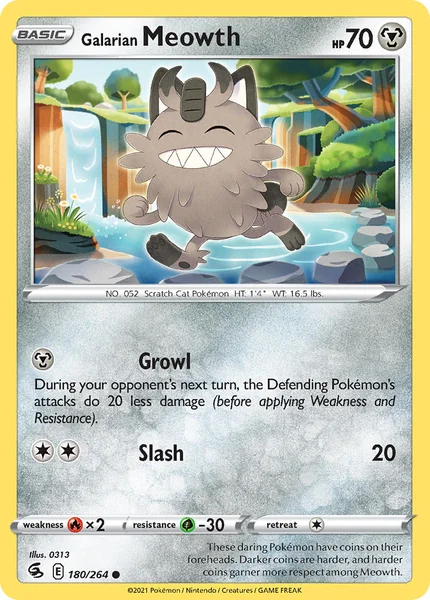 Galarian Meowth card image