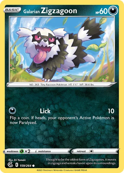 Galarian Zigzagoon card image