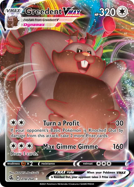 Greedent VMAX card image