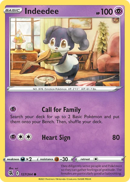 Indeedee card image