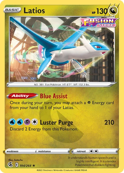 Latios card image