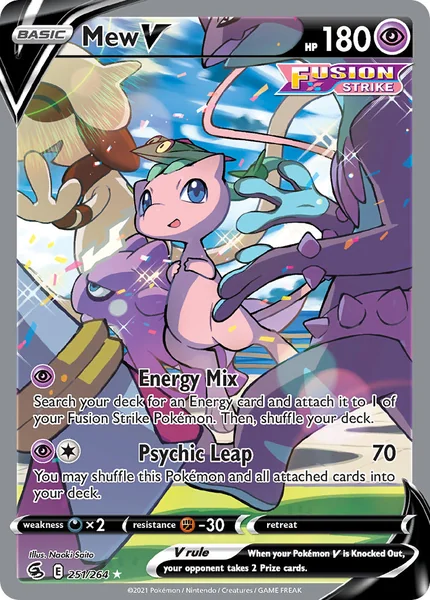 Mew V card image