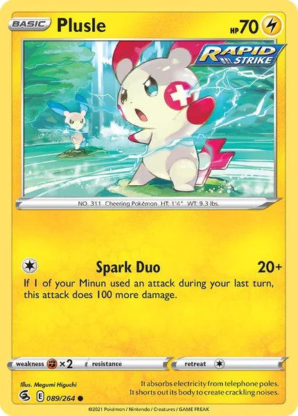 Plusle card image