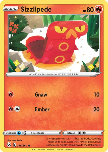 Sizzlipede card image
