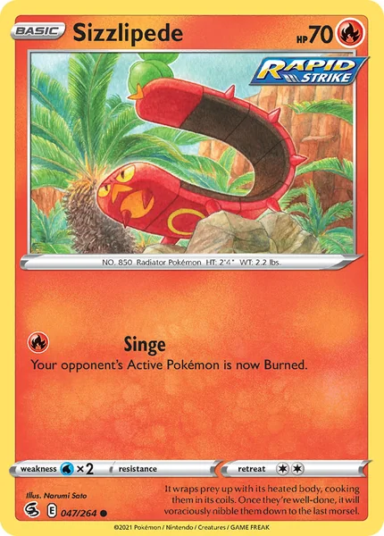 Sizzlipede card image