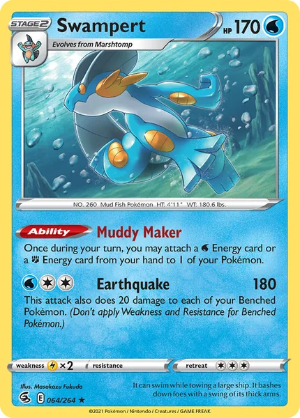 Swampert card image