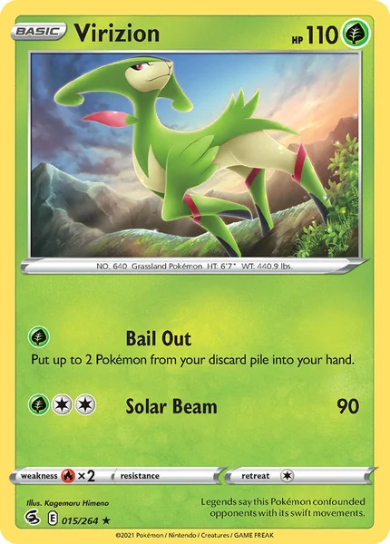 Virizion card image