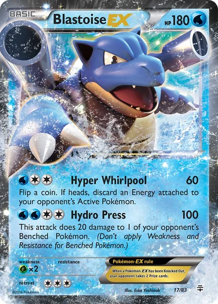Blastoise EX card image