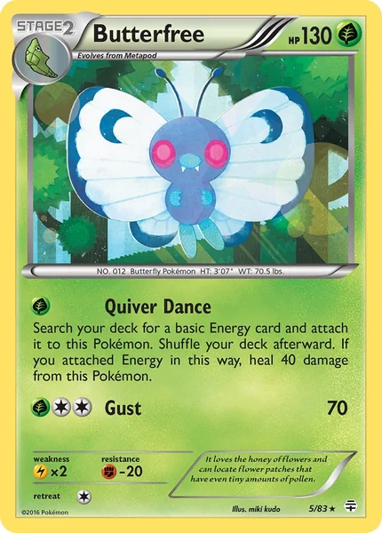 Butterfree card image