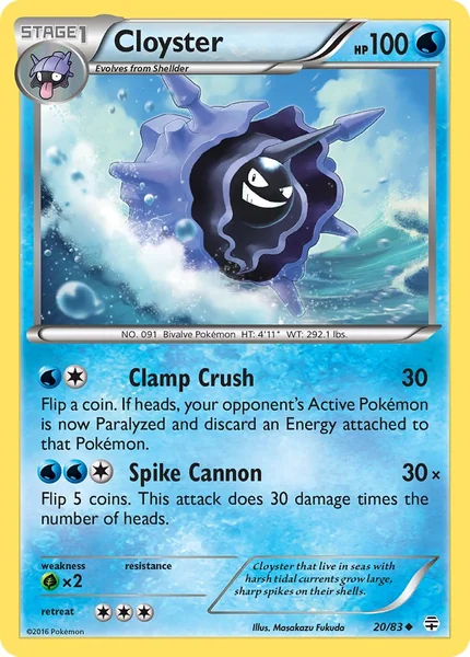 Cloyster card image