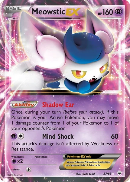 Meowstic EX card image