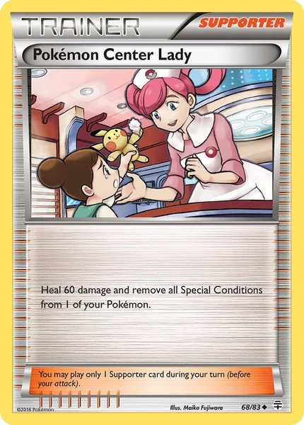 Pokemon Center Lady card image