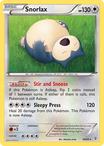 Snorlax card image
