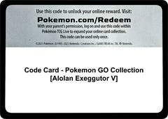 Alolan Exeggutor V Collection Box card image