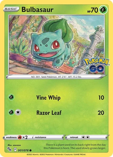 Bulbasaur card image