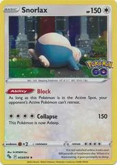 Snorlax card image