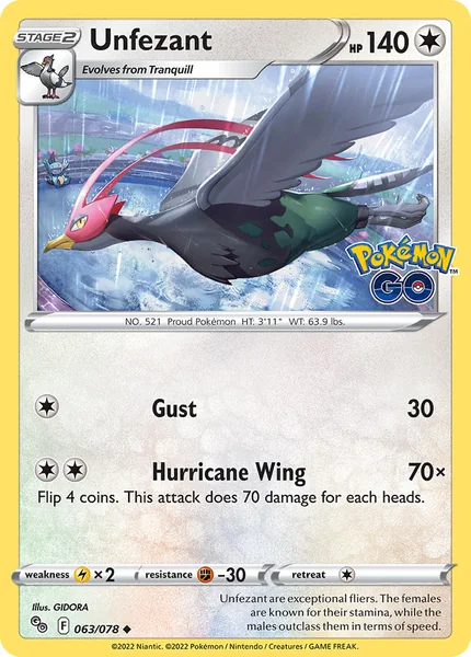 Unfezant card image