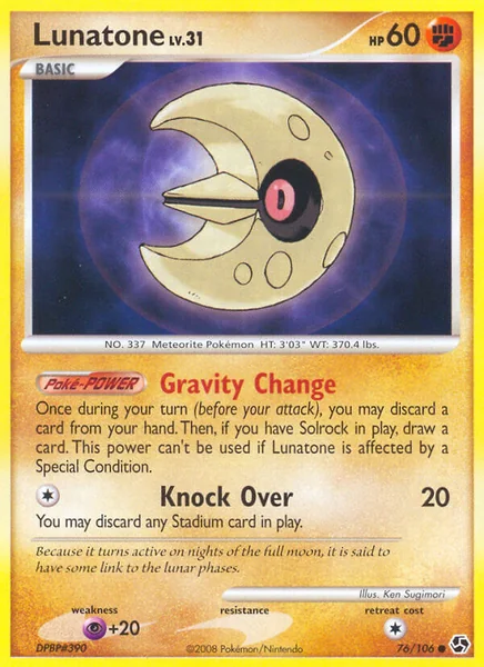 Lunatone card image