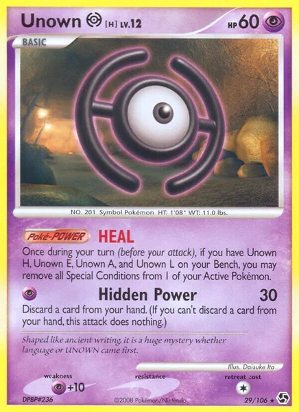 Unown H card image
