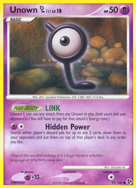 Unown L card image