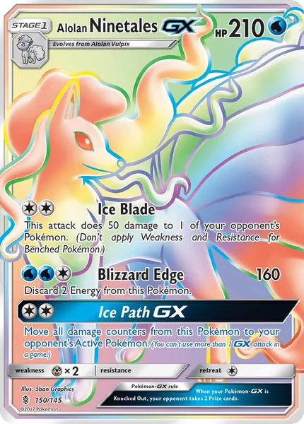 Alolan Ninetales GX card image