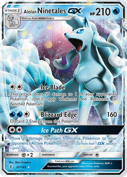 Alolan Ninetales GX card image