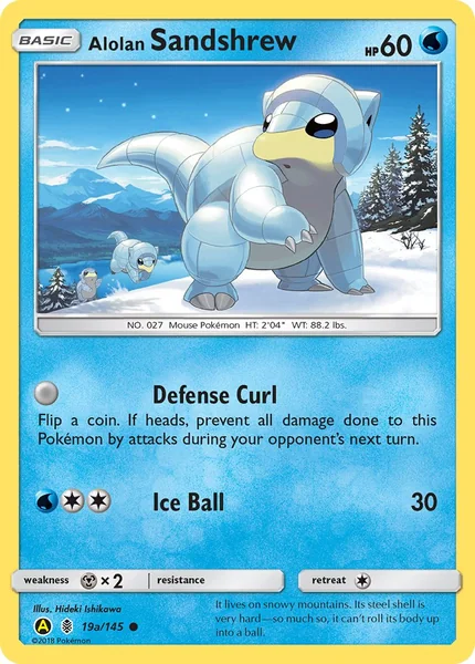 Alolan Sandshrew card image