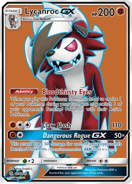 Lycanroc GX card image