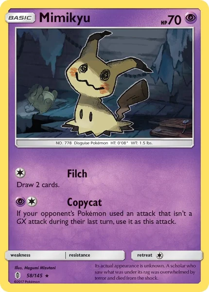 Mimikyu card image