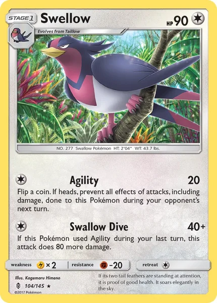 Swellow card image