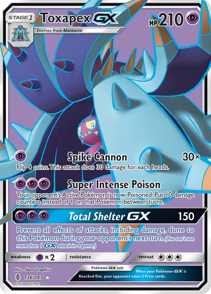 Toxapex-GX GX card image