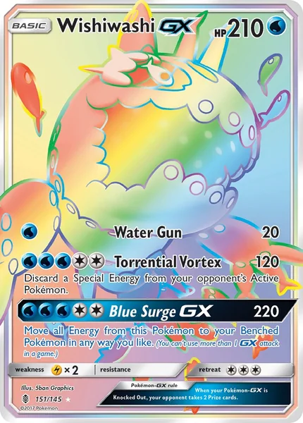 Wishiwashi GX card image