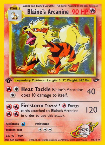 Blaine's Arcanine card image