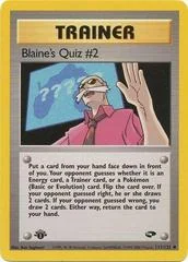Blaine's Quiz #2 #111 card image