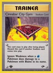 Cinnabar City Gym card image