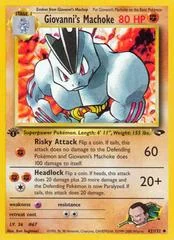 Giovanni's Machoke card image