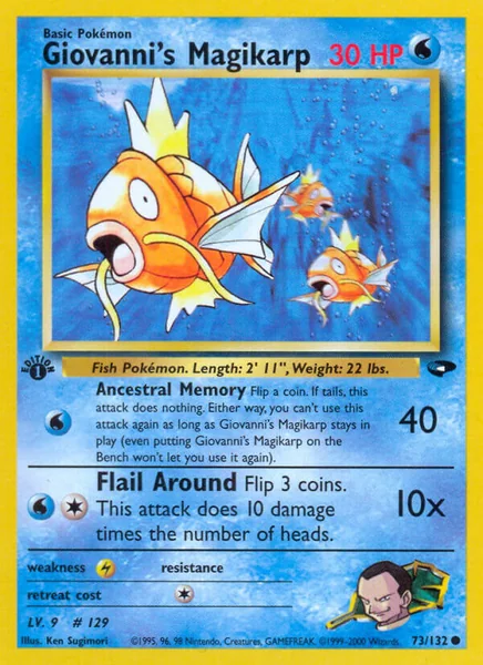Giovanni's Magikarp card image