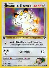 Giovanni's Meowth card image